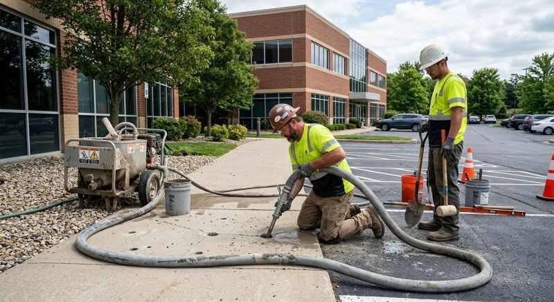 Commercial Concrete Leveling in Clermont County, OH