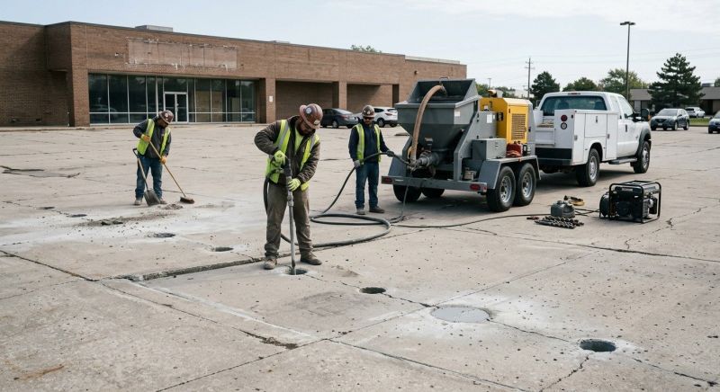 Commercial Concrete Leveling in Cincinnati, OH