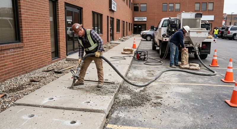 Commercial Concrete Leveling in Milford, OH