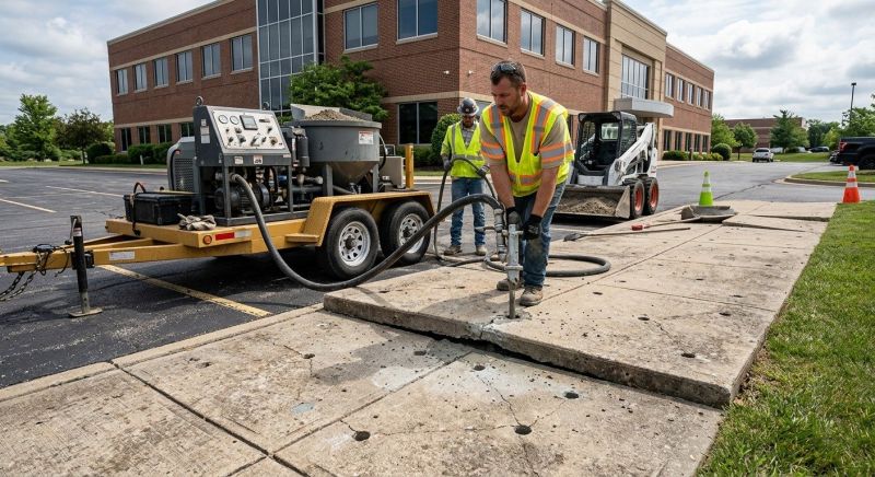 Commercial Concrete Mudjacking in Batavia, OH