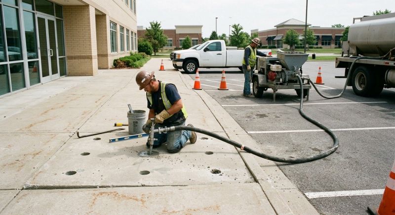 Commercial Concrete Mudjacking in Lawrenceburg, IN
