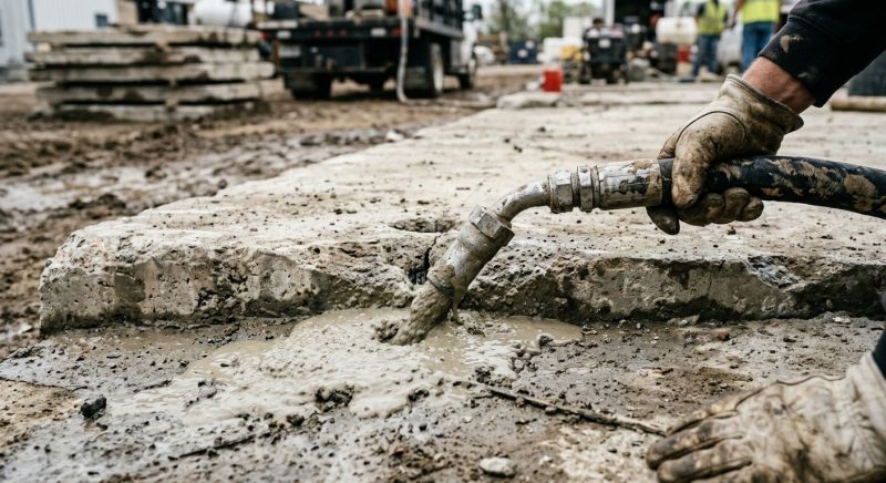 Commercial Concrete Mudjacking in Maineville, OH