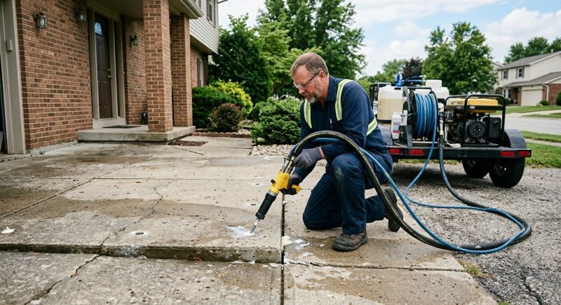 Concrete Jacking in Cincinnati, OH