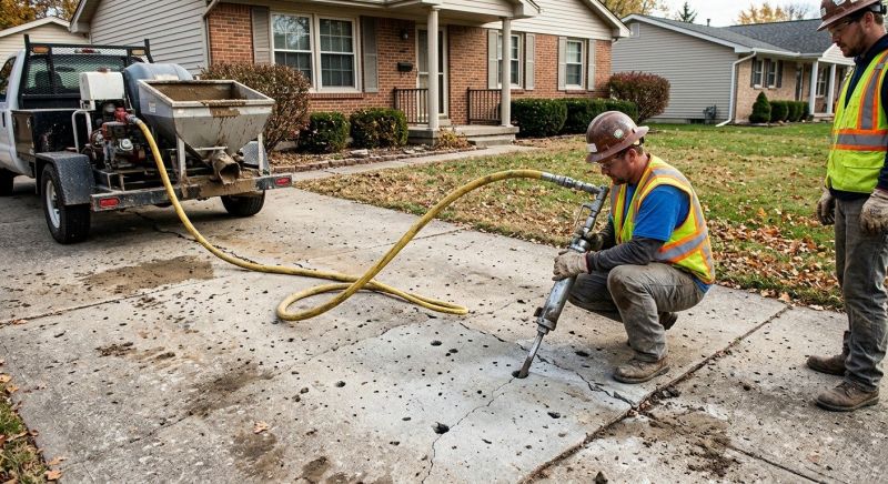Driveway Sinking Repair in Cincinnati, OH