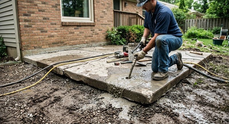 Patio Raising in Cincinnati, OH