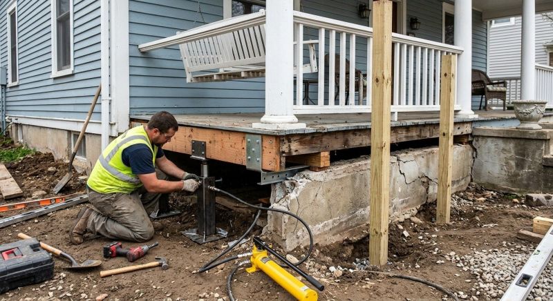 Porch Leveling in Cincinnati, OH