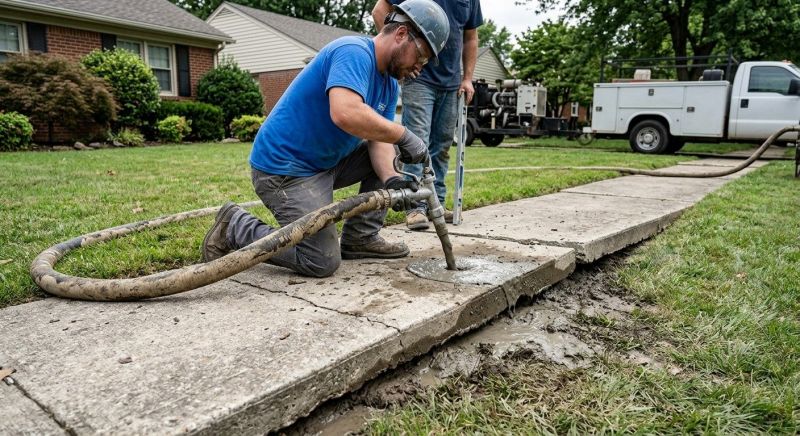 Sidewalk Leveling in Mason, OH