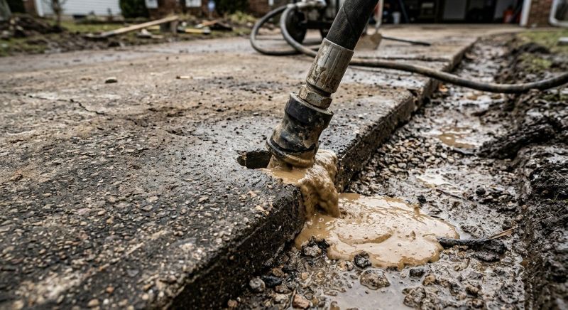 Sunken Driveway Lifting in Cincinnati, OH